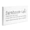 Stupell Industries Farmhouse-Ish Playful Definition Sign Birch Pattern Wall Plaque Art